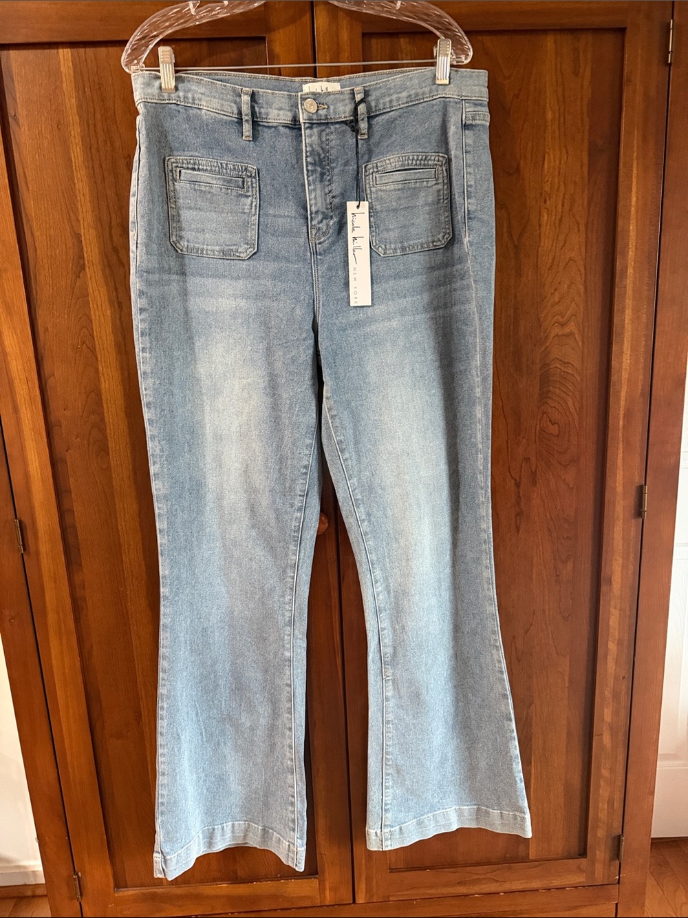 Nicole Miller High Rise Flare Jeans